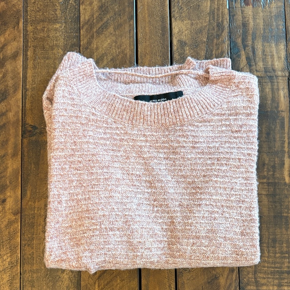 Vero Moda Blush Crew Neck Sweater